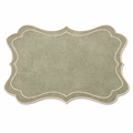 Individual Diana fondo transparente · mantel individual rectangular festoneado verde seco Ars Mensae