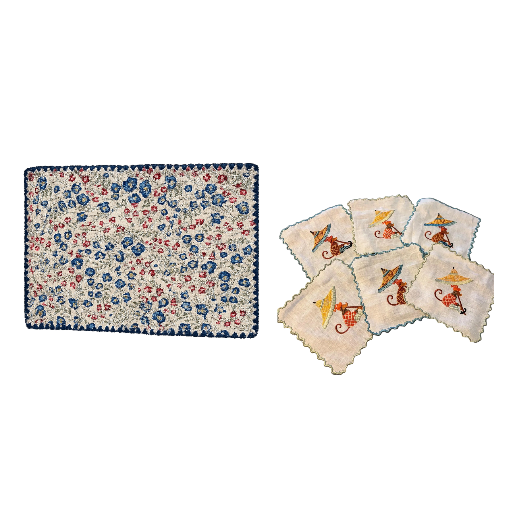 Colección primavera 4x Flora + servilletas de cóctel · pack mesa primavera Ars Mensae